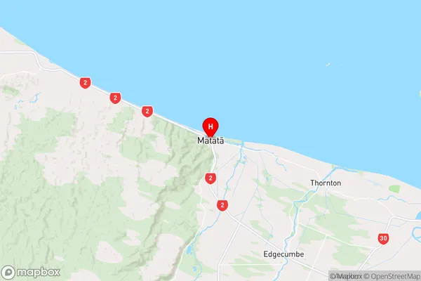 Matata,Bay of Plenty Region Map