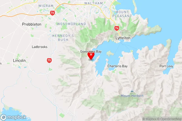 Allandale,Canterbury Region Map