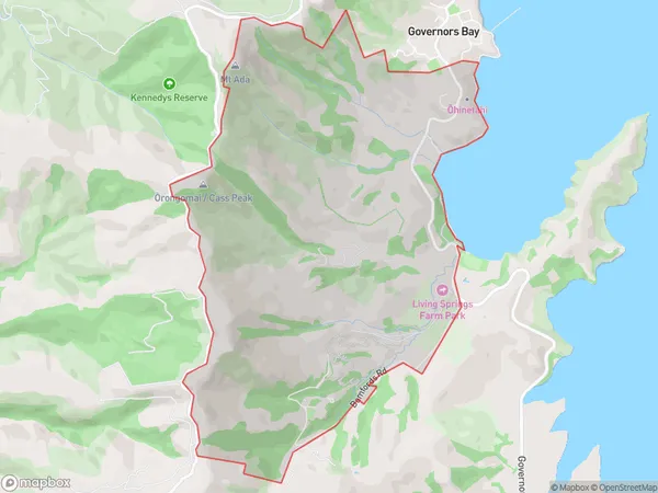 Allandale, Canterbury Polygon Area Map