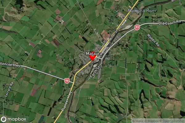 Mataura,Southland Satellite Map