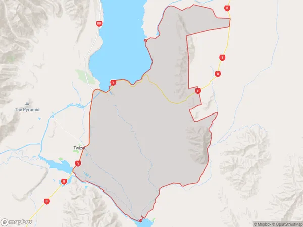 Pukaki,  Polygon Area Map