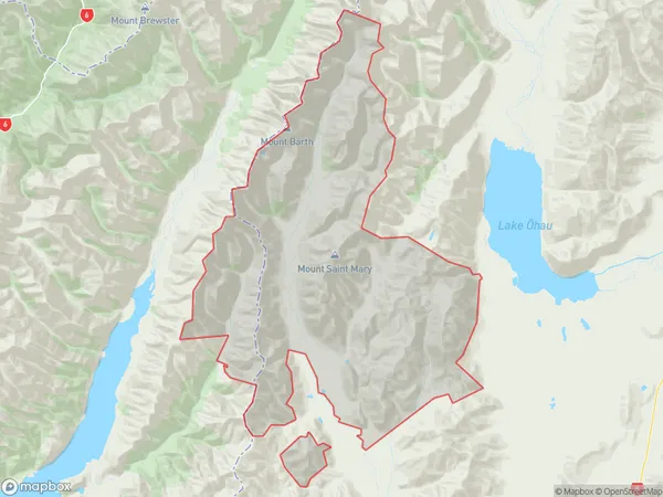 Ahuriri Conservation Park,  Polygon Area Map