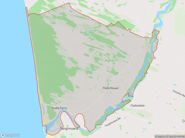 Parewanui, Manawatu-Wanganui Polygon Area Map