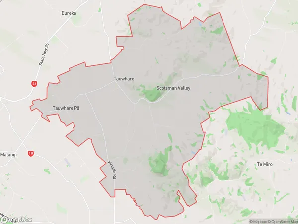 ZipCode 3287 Map for Tauwhare