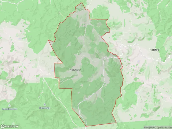 Matawaia, Northland Polygon Area Map