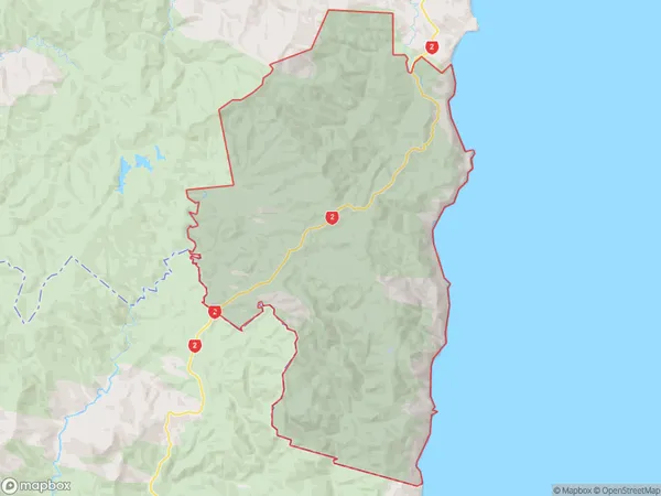 Bartletts, Hawke's Bay Polygon Area Map