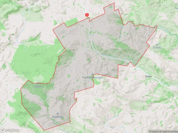 Rakauroa, Gisborne Polygon Area Map