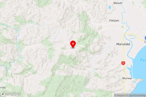 Waerengaokuri,Gisborne Region Map