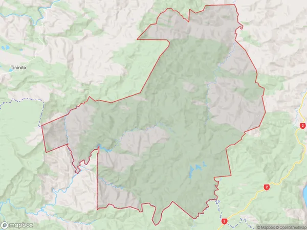 Waingake, Gisborne Polygon Area Map