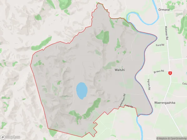 Waituhi, Gisborne Polygon Area Map