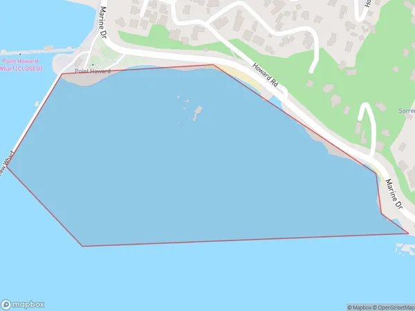 Sorrento Bay, Wellington Polygon Area Map