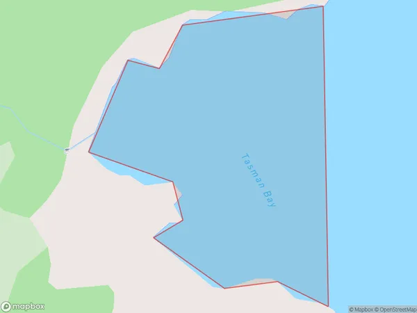 Tasman Bay, Otago Polygon Area Map