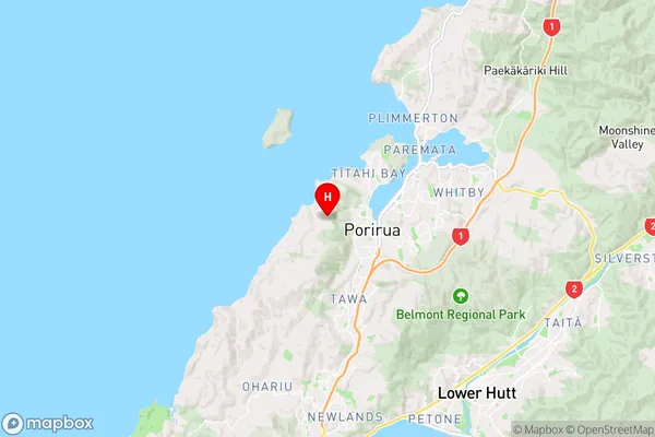 Colonial Knob,Wellington Region Map