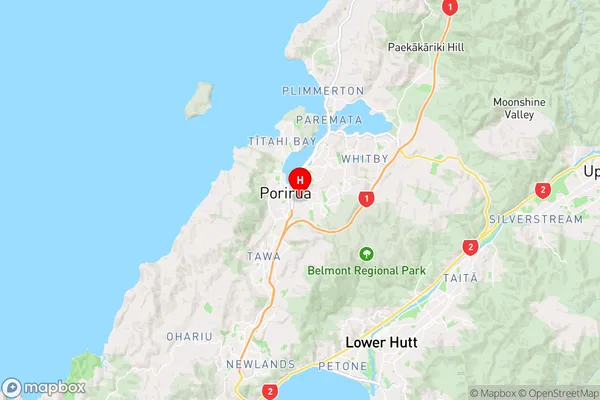 Ranui,Wellington Region Map