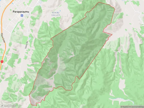 Maungakotukutuku, Wellington Polygon Area Map