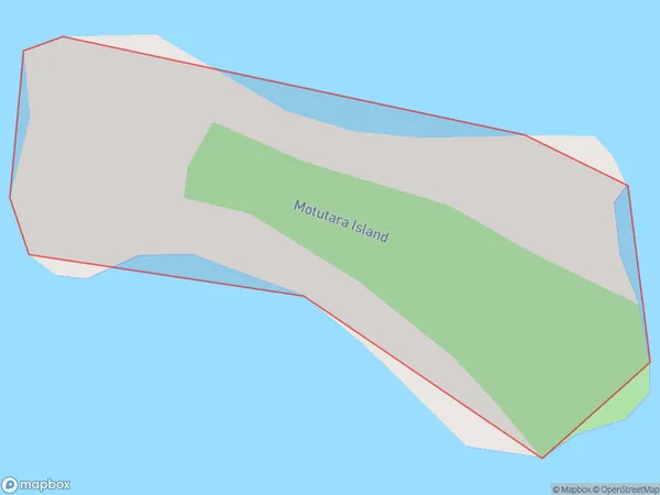 Motutara Island, Auckland Polygon Area Map