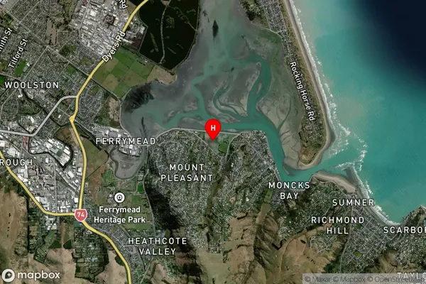 McCormacks Bay,Canterbury Satellite Map
