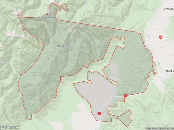 Maimai, Wellington Polygon Area Map