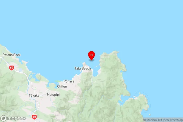 Wainui Bay,Tasman Region Map