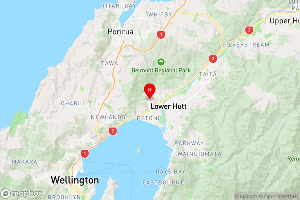 Maungaraki,Wellington Region Map