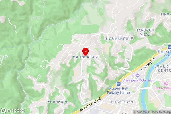 Maungaraki,Wellington Area Map