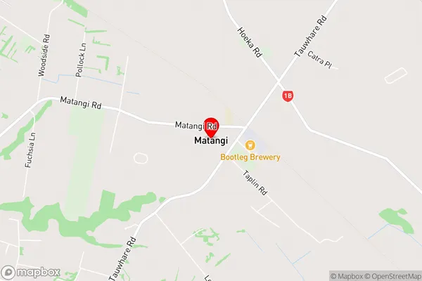 Matangi,Waikato Area Map