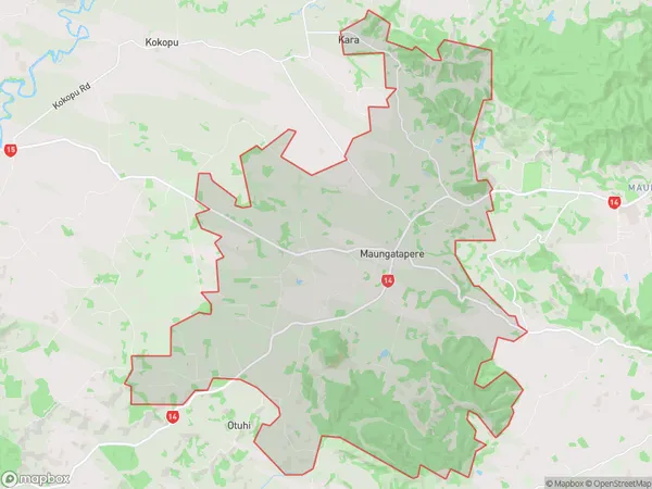 Maungatapere, Northland Polygon Area Map