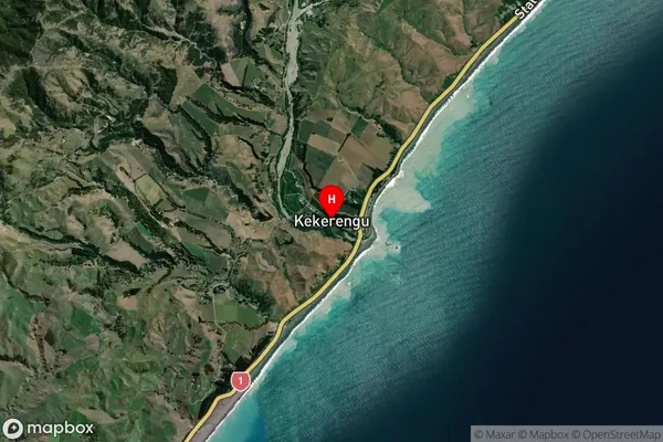 Kekerengu,Canterbury Satellite Map