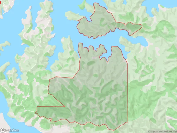 Waikino Forest,  Polygon Area Map