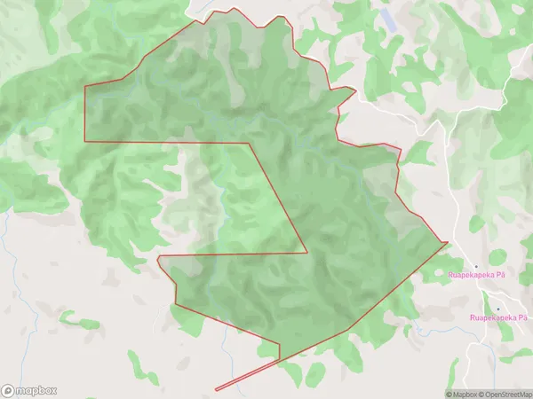 Hukerenui Forest,  Polygon Area Map