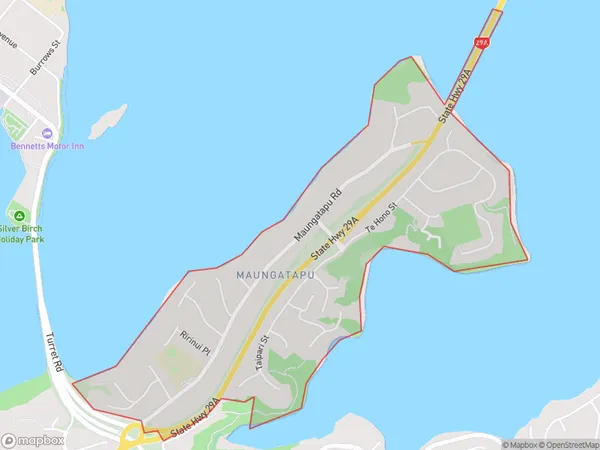 ZipCode 3112 Map for Maungatapu