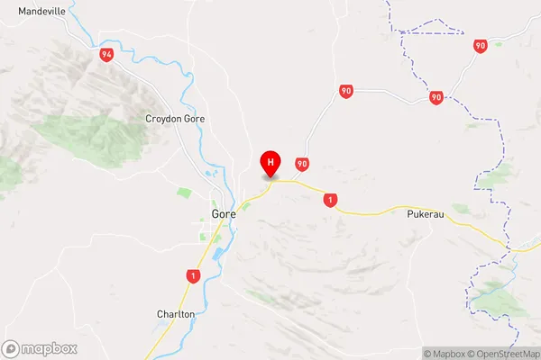 McNab,Southland Region Map