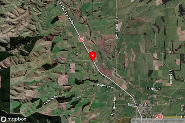 Meadowbank,Otago Satellite Map