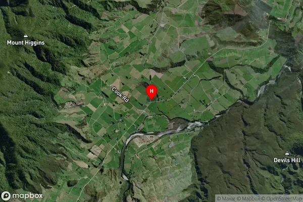 Bainham,Tasman Satellite Map