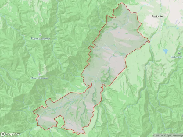 Bainham, Tasman Polygon Area Map