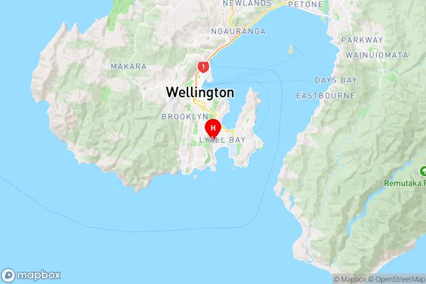 Melrose,Wellington Region Map