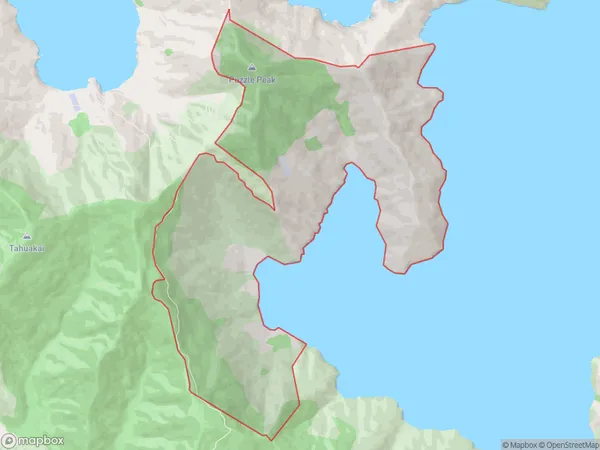 Melville Cove, Marlborough Polygon Area Map