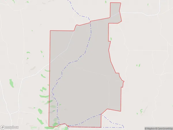 Merino Downs, Southland Polygon Area Map