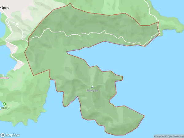 Mills Bay, Marlborough Polygon Area Map