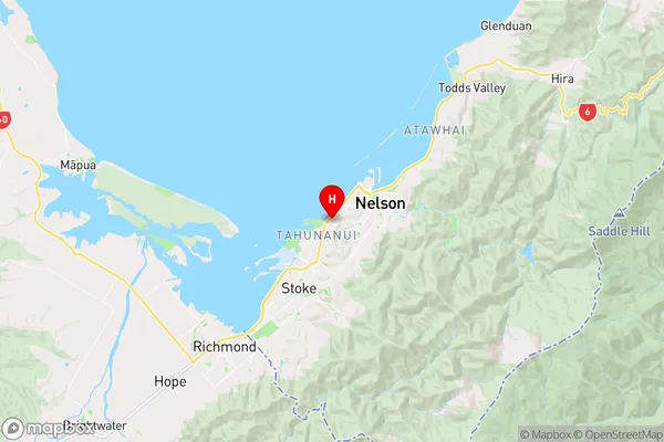 Moana,Nelson Region Map