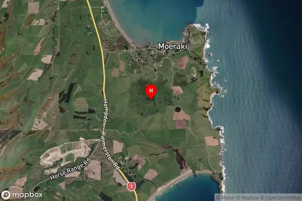 Moeraki,Otago Satellite Map