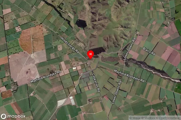 Montalto,Canterbury Satellite Map