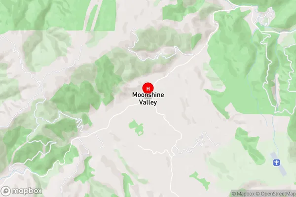 Moonshine Valley,Wellington Area Map