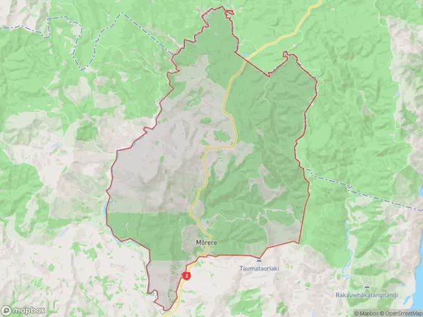 Morere, Hawke's Bay Polygon Area Map