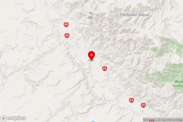 Morrisons,Otago Region Map