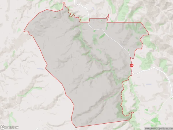 Morrisons, Otago Polygon Area Map