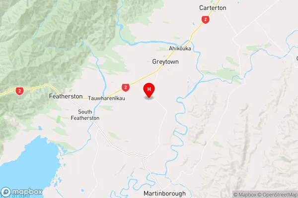 Morison Bush,Wellington Region Map