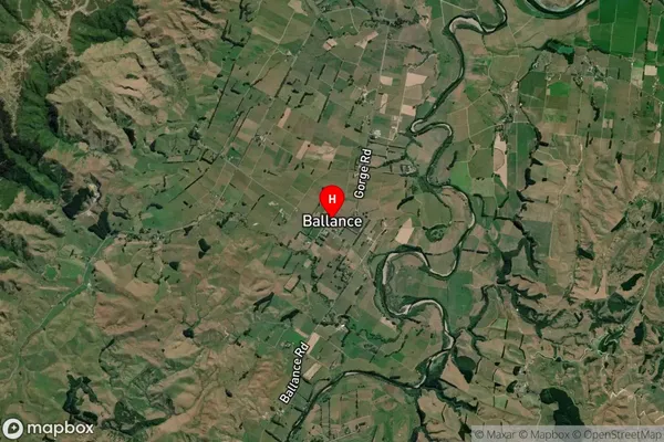 Ballance,Manawatu-Wanganui Satellite Map