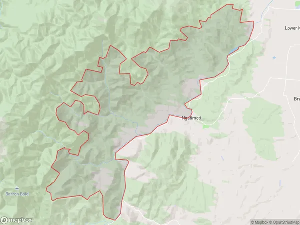 Motueka Valley, Tasman Polygon Area Map