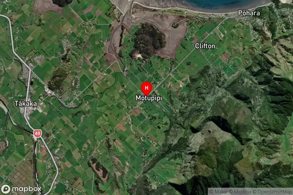 Motupipi,Tasman Satellite Map